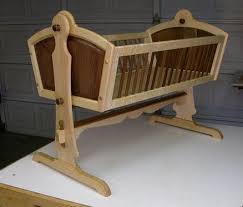 Maple Walnut Heirloom Baby Cradle Wooden Cradle Baby Cradle Plans Baby Cradle Wooden