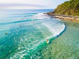 Tea Tree Bay Longboarder Surfing Pictures Australia Beach Surfing