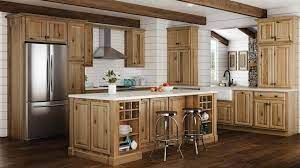29 kitchen cabinet ideas set out here by type, style, color plus we list out what is the most popular type. Hampton Wall Kitchen Cabinets In Natural Hickory Kitchen The Home Depot