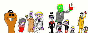 Последние твиты от the addams family (@meettheaddams). Beetlejuice Characters As The Addams Family By Lucifertheshort On Deviantart