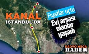 Kanal i̇stanbul sadece yapıldığı bölgede değil; Kanal Istanbul Guzergahinda Arsa Fiyatlari Resmen Ucusa Gecti