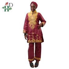 Sur cet chaine nous vous. H D Africain Bazin Riche Pour Les Femmes Vetements 2019 Broderie Decoration Long Pantalon Foulard Vetement Femme Africain Pantalon Aliexpress