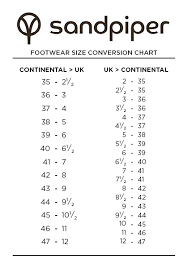 Shoe Size Conversion Eu To Uk