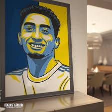 Big players for manchester united and leeds united. Raphinha Leeds Utd A3 Icon Print Rogues Gallery