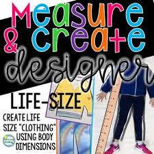 She is about four feet tall. Measure And Create Clothing For Your Bodies By Following Dimensions Gathered After Tracing Our Bodies With A Pee Measurement Activities 2nd Grade Math Fun Math