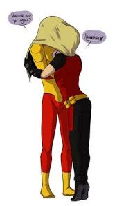 Kid Flash And Robin Secret Kiss Kid Flash Young Justice Young Justice Robin