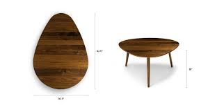 Amoeba Wild Walnut 42 5 Wide Coffee Table Coffee Table Table Walnut Table