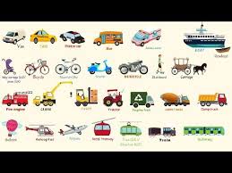 Vehicle Names Useful Types Of Vehicles In English With