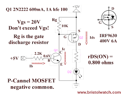 3) with a screwdriver or meter probe, short the gate and drain pins of the mosfet. Bi Polar Mosfet Transistor Driver Upc Interfacing