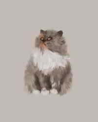 If you are an artist who specializes in nature and animal sceneries, you need to have a good set of soft pastels in your collection. Grey Persian Cat Isolated Pet Drawing In Soft Pastel Technique Hand Drawn Cat With Orange Eyes Stock Illustration Illustration Of Drawing Kitty 173118354