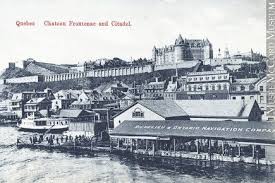 Ville De Quebec 1912 Quebec Quebec City Frontenac