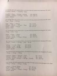 Solved Name Hess S Law Worksheet Date Period Mr Hess 1 Chegg Com
