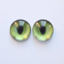 Green Glass Eyes For Cat Taxidermy Glass Eyes For Toy Cabochons Eyes Glass Eyes For Animal Toys Glass Eyes On Wire Pin Posts Ne Green Glass Glass Eyes Handmade
