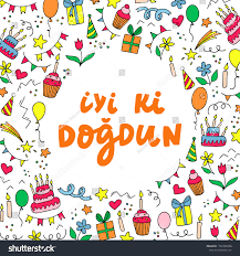 Cute Hand Lettering Quote Turkish Iyi Stock Vector Royalty Free 1707585406