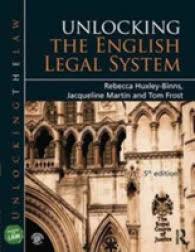 Part of law in context. Books Kinokuniya Unlocking The English Legal System Unlocking The Law 5th Huxley Binns Rebecca Martin Jacqueline Frost Tom 9781138228412