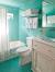 Small Navy Bathroom