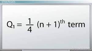 Finding The Lower Quartile Definition Example Video Lesson Transcript Study Com