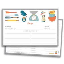 Easily create your own custom recipe cards. Amazon Com Neatz Chef S Recipe Cards 50 Double Sided Cards 4x6 Inches Thick Card Stock Home Kitchen