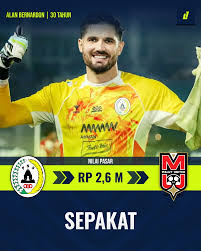 LIGA 1 TALK | Pemain PSS Sleman asal Brasil, Alan Bernardon, akan bergabung  dengan Malut United musim depan. Di Liga 1 musim ini, kiper dengan  tinggi... | Instagram
