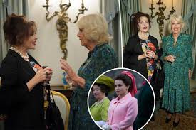 The Crown's Helena Bonham Carter chats with big fan Queen Camilla