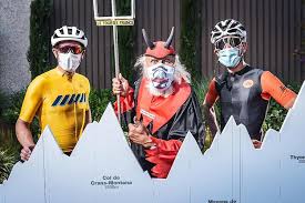 Nos athlètes sont partis pour 240 km et 8200m d+. Tour Des Stations Everesting Im Peloton Radsport News Com