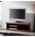 Salon beige et noyer - Meuble TV design Molly - m