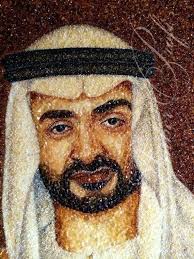 Amber Portrait of Sheikh|handmade Painting Amber Sheikh Portrait| Canvas  Painting|amber Wall Art |amber Wall Decor| Custom Amber Portrait