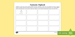 Students cut and assemble 2. Fantastic Flipbook Worksheet Worksheet Cfe Digital Learning Week 15th