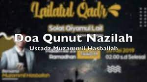 Sangat Menyentuh Doa Qunut Nazilah Oleh Ustadz Muzammil Hasballah Youtube