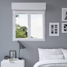 Avec nos spécialistes volet roulant exterieur fenetre avec volet roulant intégré rue des pareux taverny. Fenetre Avec Volet Roulant Pvc Brico Essentiel Blanc 75x120cm 2 Vtx Tirant D Leroy Merlin