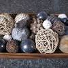 Gold decoration balls for shelf / matte gold sphere kirklands. 1