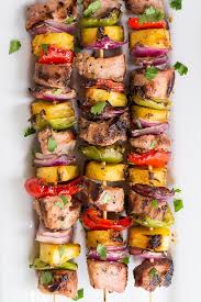Easy Teriyaki Pork Kabobs Recipe Pork Kabobs Teriyaki Pork Pork Tenderloin Recipes