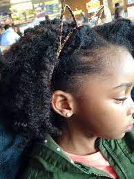 Braid Out With Cat Ears Headband Natural Hairstyles For Kids Headband Hairstyles Kids Hairstyles Natural Hairstyles For Kids