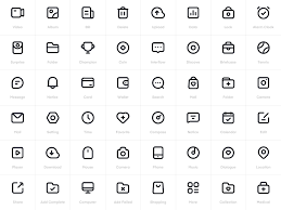 Dribbble Png By Black T Icon Set Design Free Icon Set Vector App Icon Design