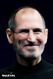 Steve Jobs Digital Painting Art by MaximGraphic