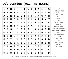 Warm hearts day a branches book owl diaries 5. Download Word Search On Owl Diaries All The Books
