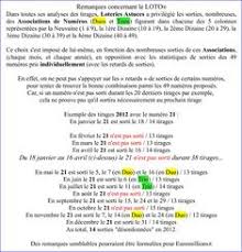 Le site internet d'euromillions met à votre disposition les statistiques des derniers tirages. 7 Idees De Loto Numero Loto Le Loto Numero Chance