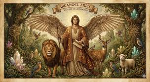 Arcángel Ariel, cuyo nombre significa "León de Dios" o "Leona de Dios"