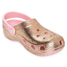 Briar Rose Gold Clogs For Adults By Crocs Official Shopdisney Womens Fashion Shoes Crocs Disney Crocs