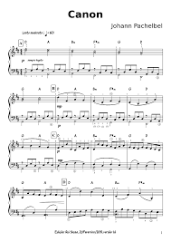 Canon And Gigue In D Major Piano Sheet Music Canon In D Major Pachelbel Musescore Sheet Music Wedding Music Music