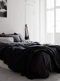 Cozy Apartment In Black And White 79 Ideas White Apartment Bedroom Black Black White Bedrooms