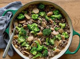 Asian Ground Beef And Broccoli Ground Beef And Broccoli Asian Ground Beef Recipes Beef And Mushroom Recipe