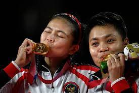 Indonesia baru meraih medali emas lewat susi susanti setelah menang dalam nomor tunggal putri, saat itu dalam olimpiade 1992 barcelona. Gp Wr1dyo608dm