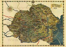 Romanian Tourism Map Of 1938 Romania Map Romania Romania Facts