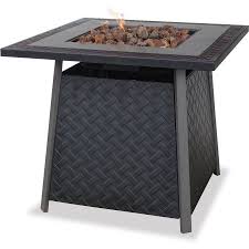 Shop our best selection of propane fire pits to reflect your style and inspire your outdoor space. Uniflame Lp Gas Slate Finish Fire Pit Table Walmart Com Thing 1 Salamandra