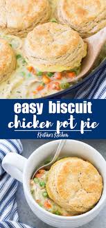 Chicken Pot Pie With Biscuits Homemade Pot Pie Recipe Turkey Pot Pie Recipe Pot Pie Recipe Easy