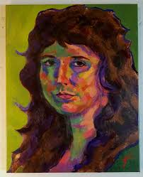 Maureen, Lester Maurer/me, 16x20 acrylic