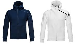 Details About Adidas Men Zne Hoodie 2 0 Jackets Navy White Training Fz Gym Top Jacket Bq6928