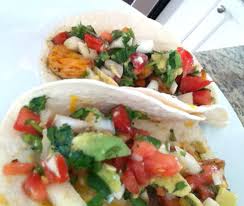 Top with some cabbage, cilantro, pico de gallo and chipotle sauce. Spicy Grilled Shrimp Tacos With Pico De Gallo Mary In The Kitchen