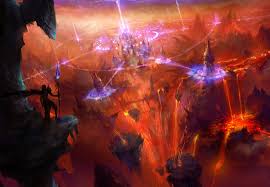 Volcano Fantasy Concept Art Fantasy Landscape Environment Concept Art